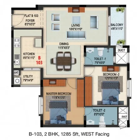 Needs 3 Project 276 2 BHK