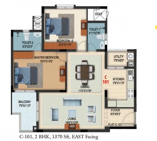 Needs 3 Project 276 2 BHK
